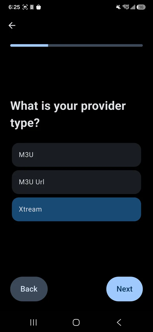 Fred TV Mobile: Guided setup